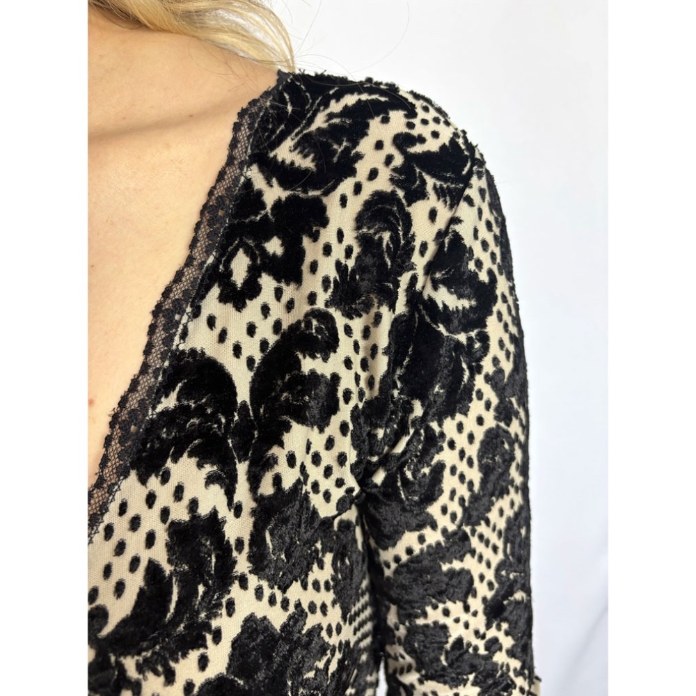 Free People “Fair Maiden” Burnout Mini Dress - Medium - Picture 14 of 16